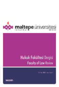 Maltepe Üniversitesi Hukuk Fakültesi Dergisi
