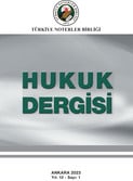 Türkiye Noterler Birliği Hukuk Dergisi