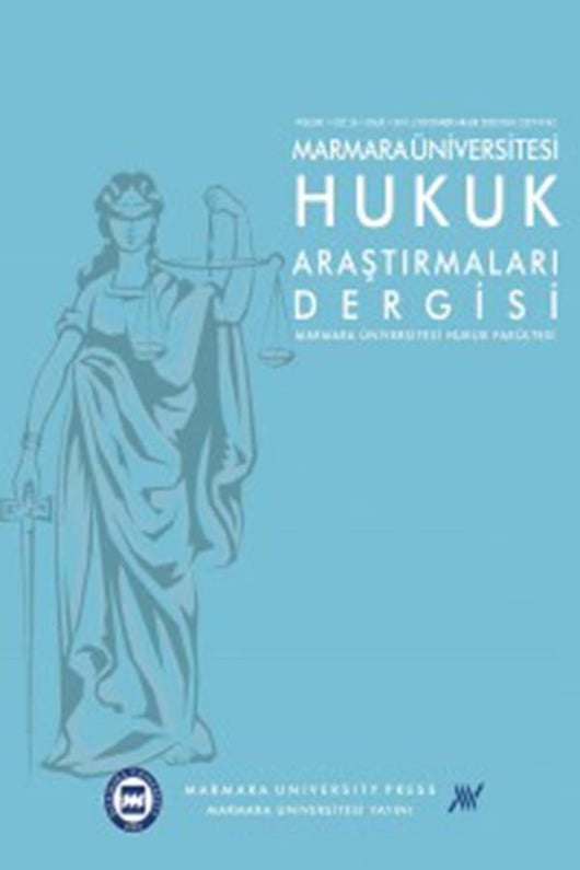 Marmara Üniversitesi Hukuk Araştırmaları Dergisi